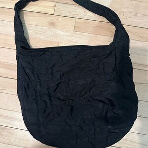 Black Quilted Cross Body Bag